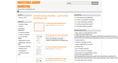 Desktop Screenshot of investorsgrouphamilton.com